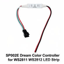 SP002E Controlador mini RGB de 3 teclas Micro controlador para DC5-24V Pixeles Dream color WS2811 WS2812B LED Strip